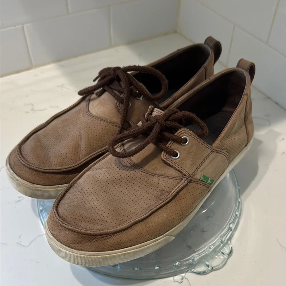 Sanuk Men's Brown Casual Shoes size 9